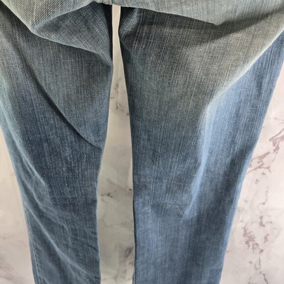 7 For All Mankind Jeans Womens 26 Y2K Light Wash Mid Rise Boot Denim Vintage - Picture 8 of 14